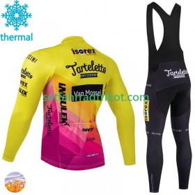 Tarteletto Isorex Radbekleidung Radtrikot Langarm + Lang Trägerhose Winter Thermal Fleece 2024
